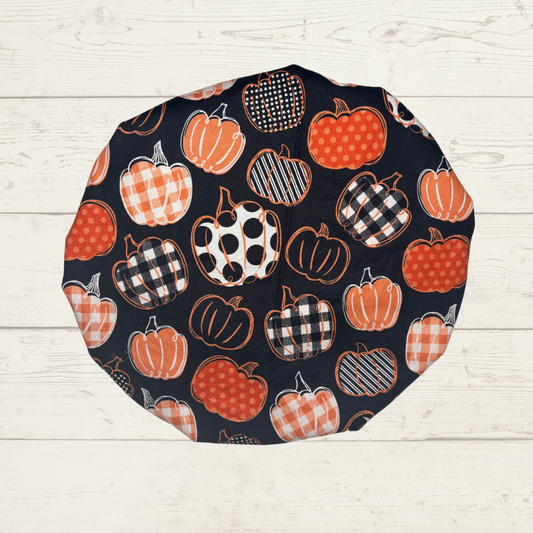 Pumpkin Patch Satin Lined Bonnet