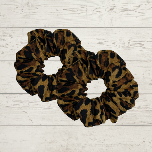 Animal Print Scrunchies