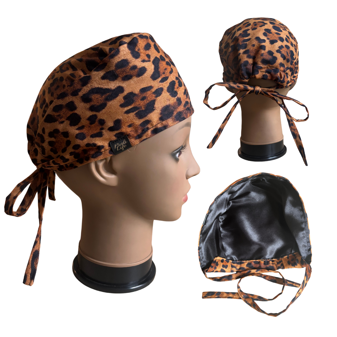 Leopard Scrub Cap