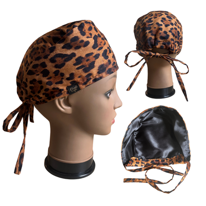 Leopard Scrub Cap