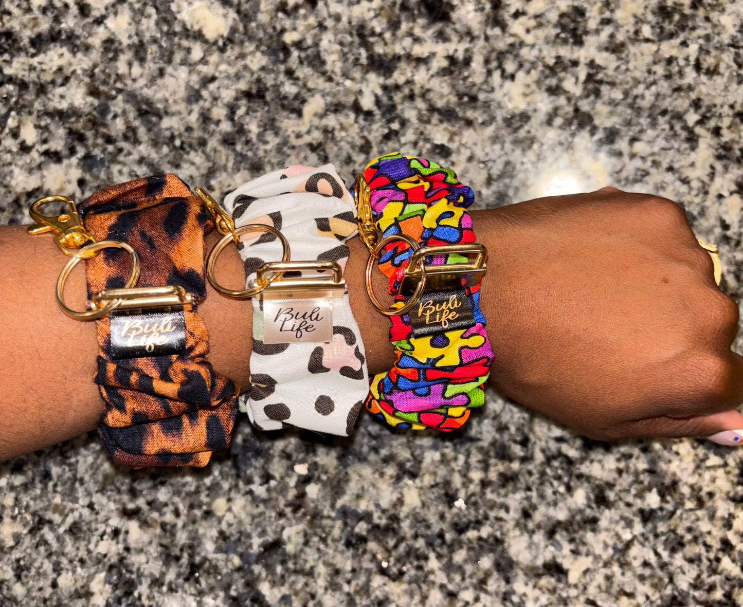 Scrunchie wristlet