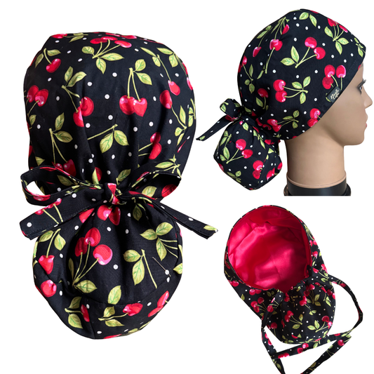 Cherry Picker Scrub Cap