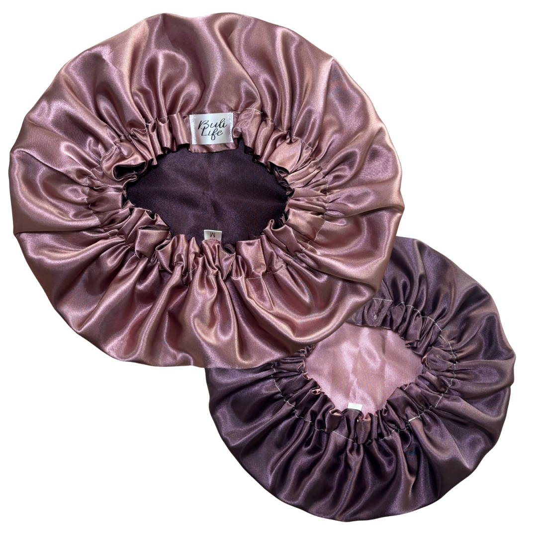 Mocha & Brown Reversible Bonnet