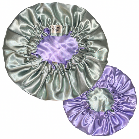 Sage & Lavender Reversible Bonnet
