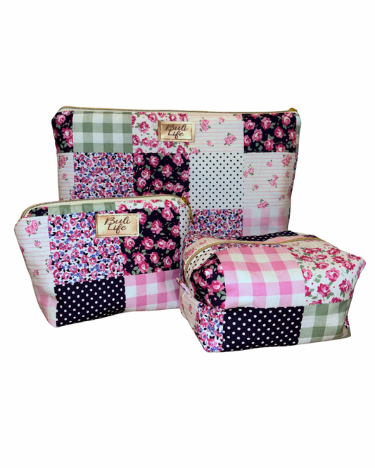 Patchy Pink Accessory Bags