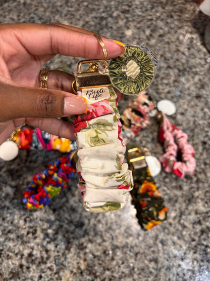 Scrunchie wristlet