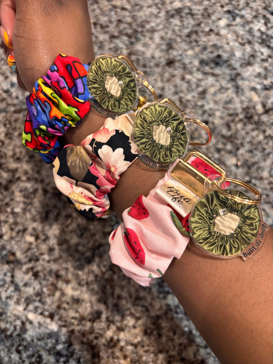 Scrunchie wristlet