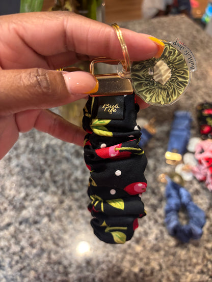 Scrunchie wristlet
