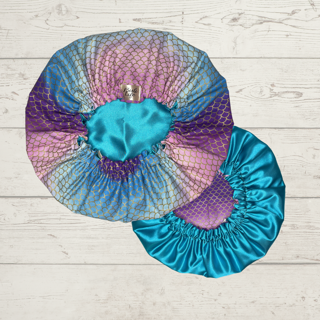 Mermaid Satin Lined Bonnet