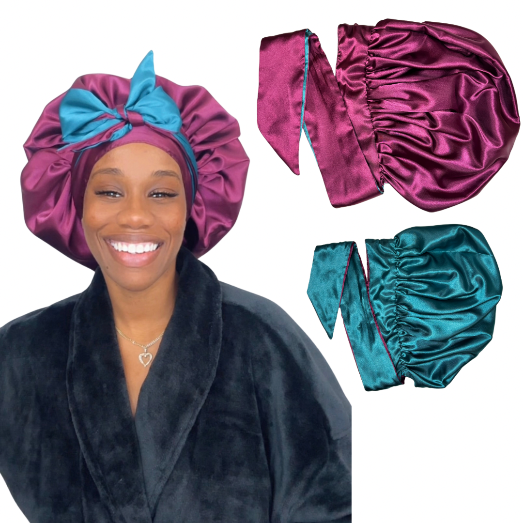 Custom Reversible Tie Bonnet