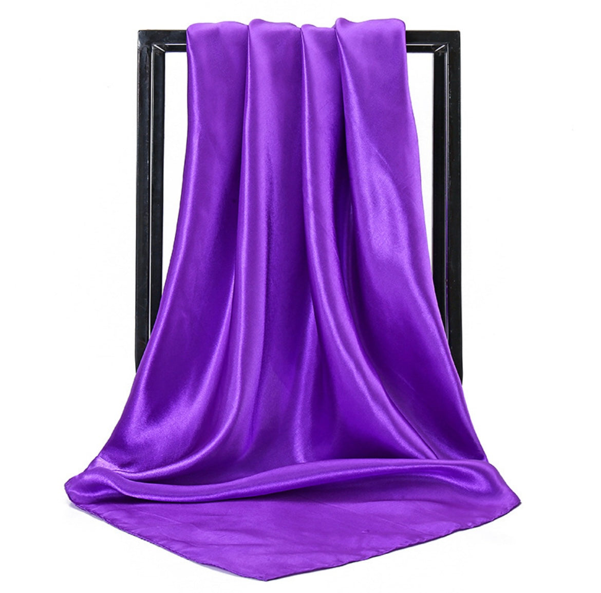 Solid Satin Scarf