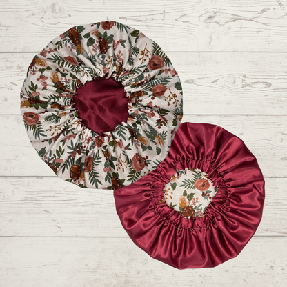 Rusted Rose Satin Lined Bonnet