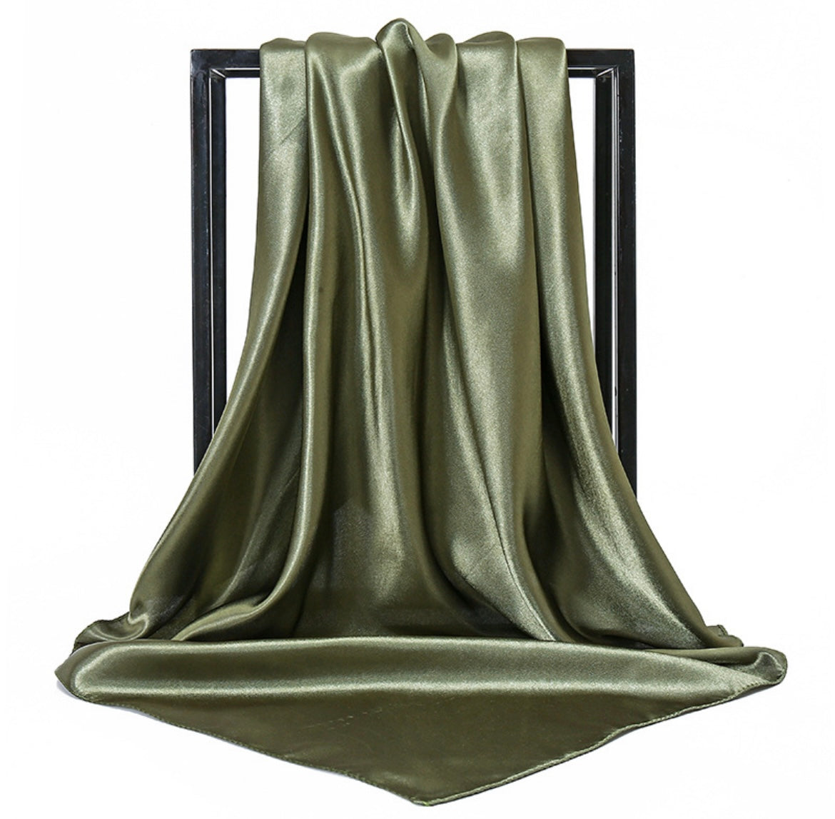 Solid Satin Scarf