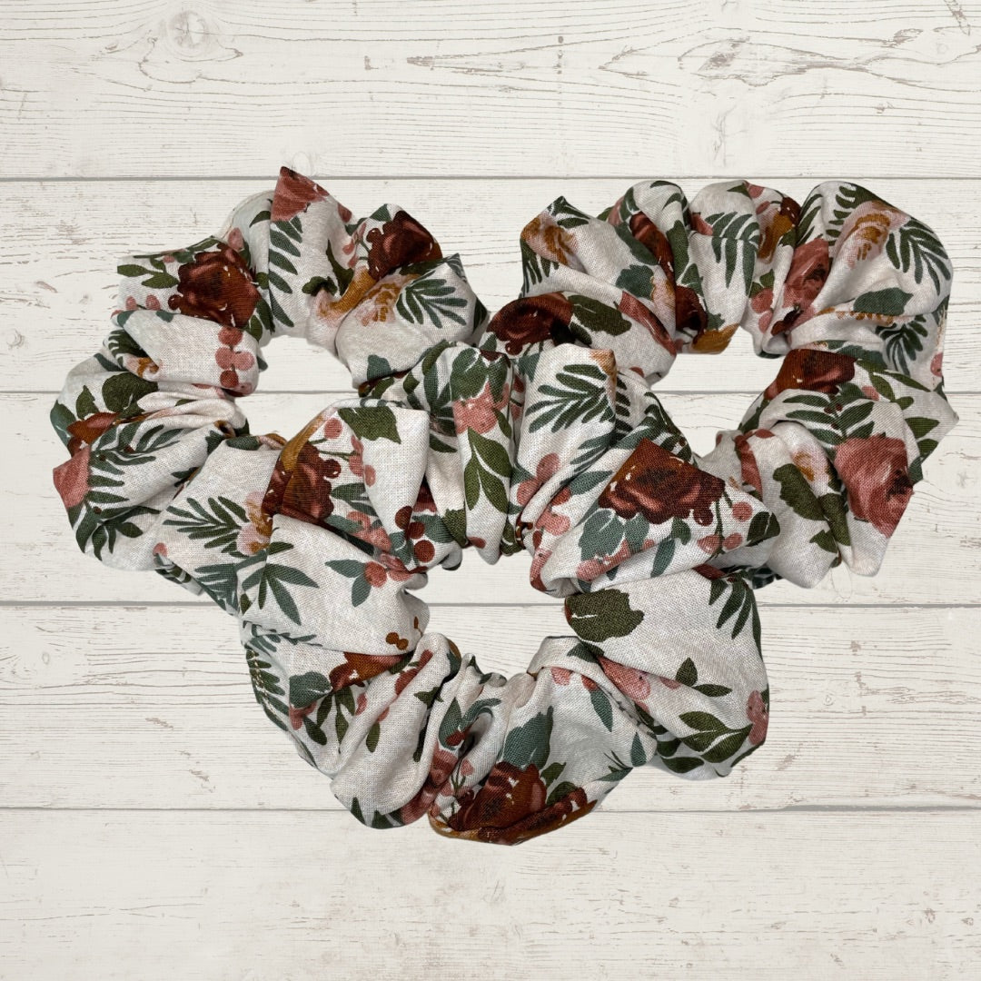 Floral Scrunchies