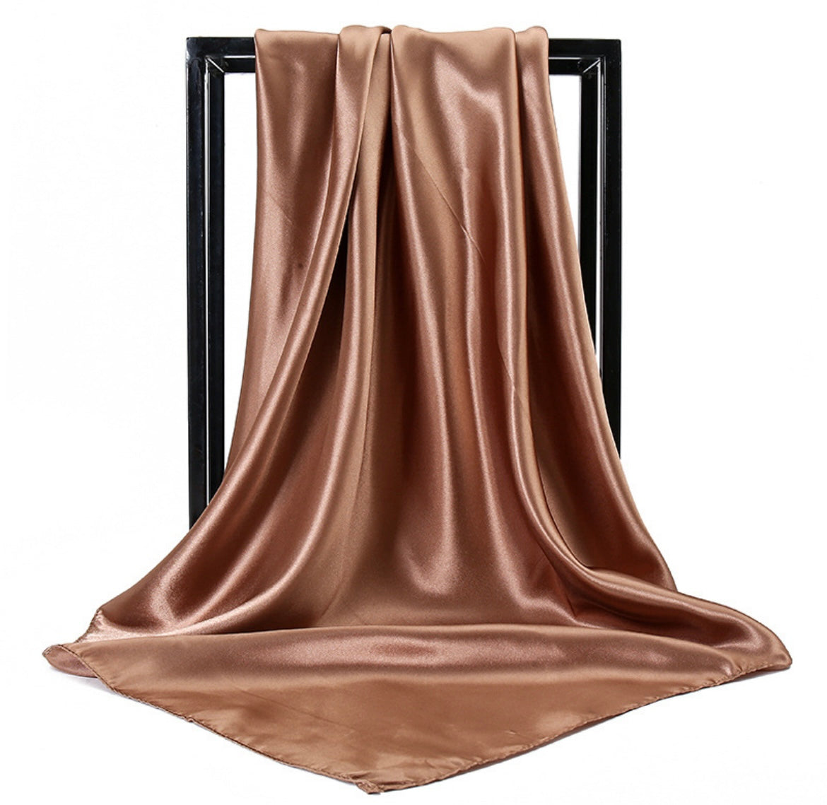 Solid Satin Scarf