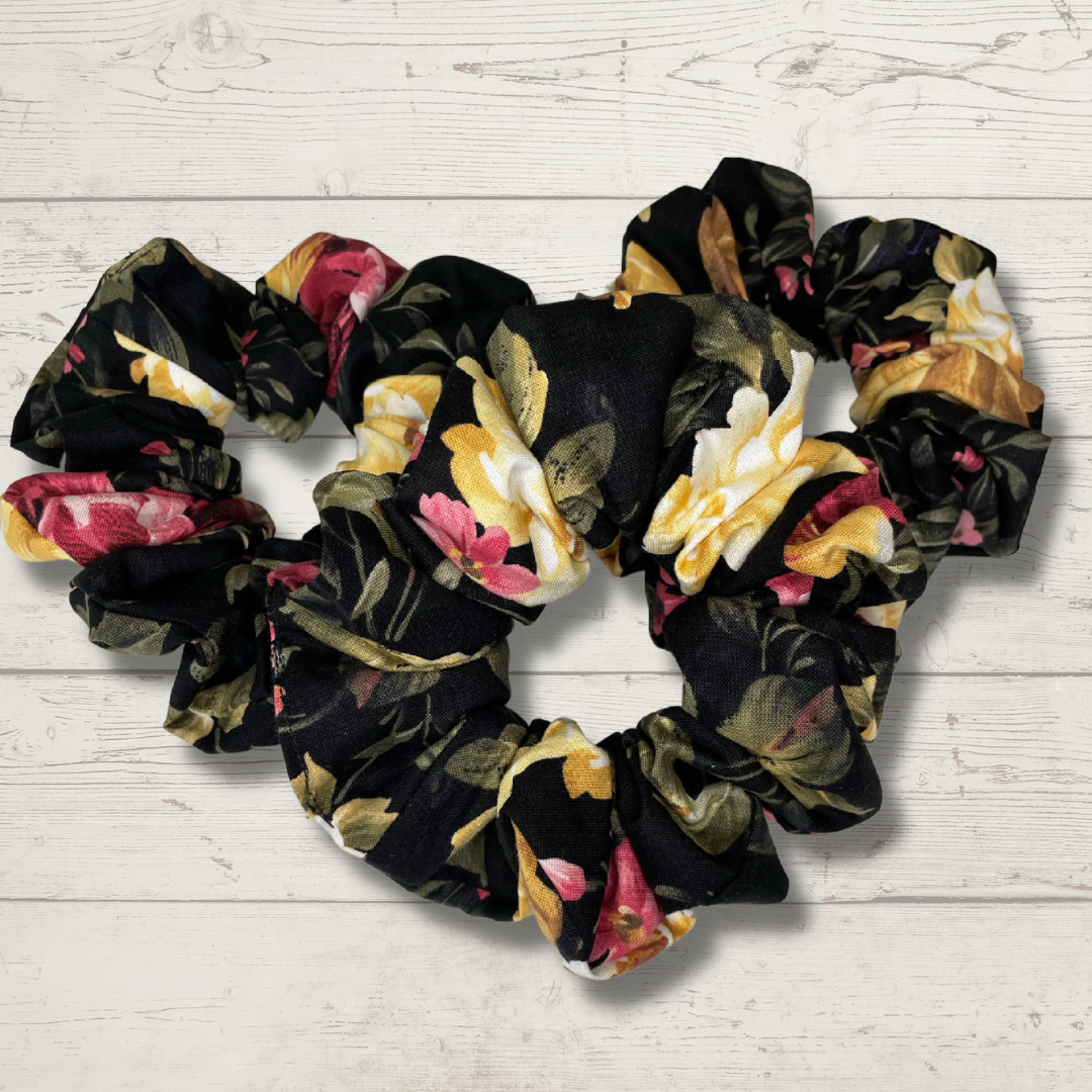 Floral Scrunchies