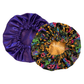 Mardi Gras Satin Lined Bonnet